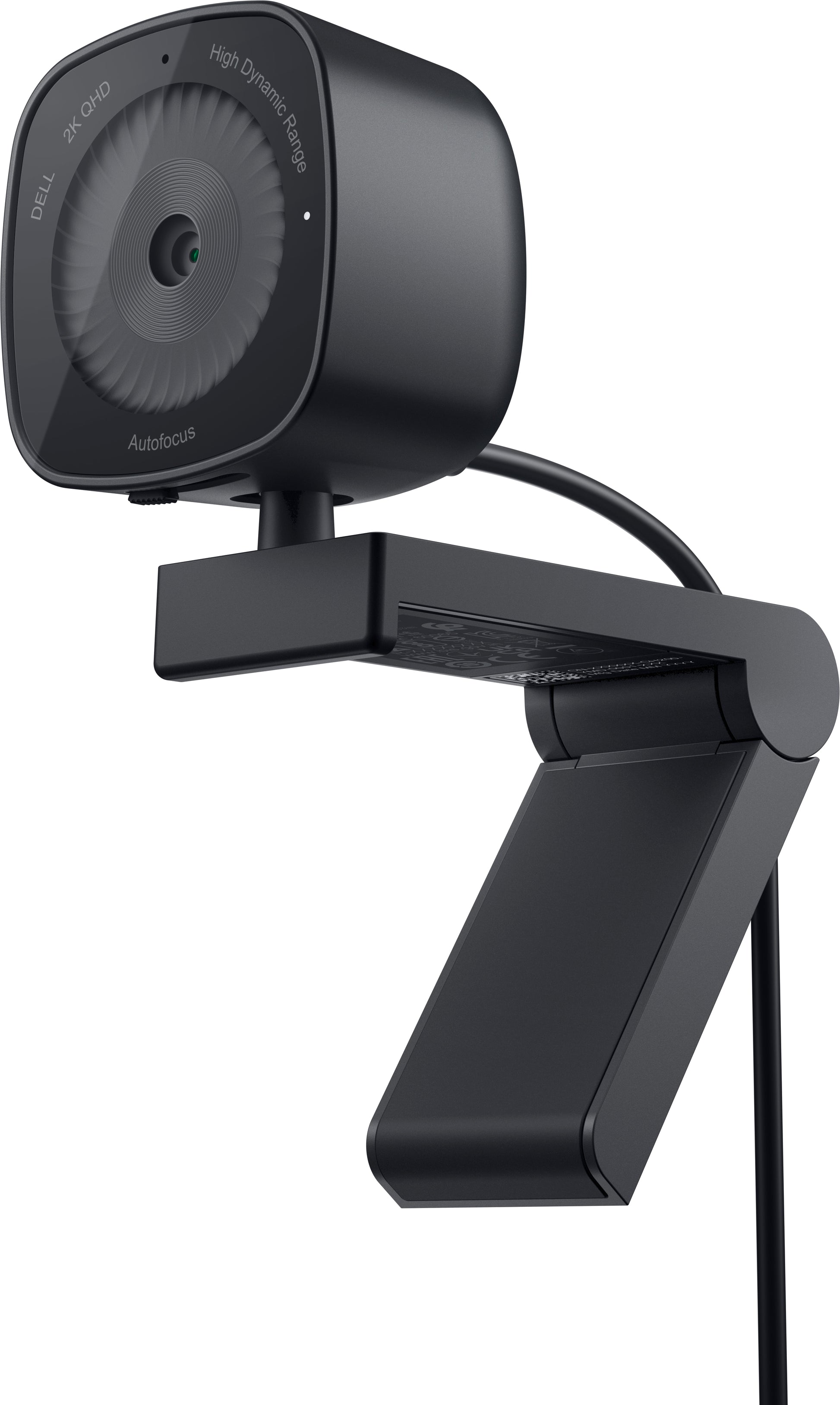 DELL WB3023 – Webcam – 2K QHD, bis 60 fps, USB 2.0, Autofokus, Privacy-Shutter, 2× digitaler Zoom, 78° FOV