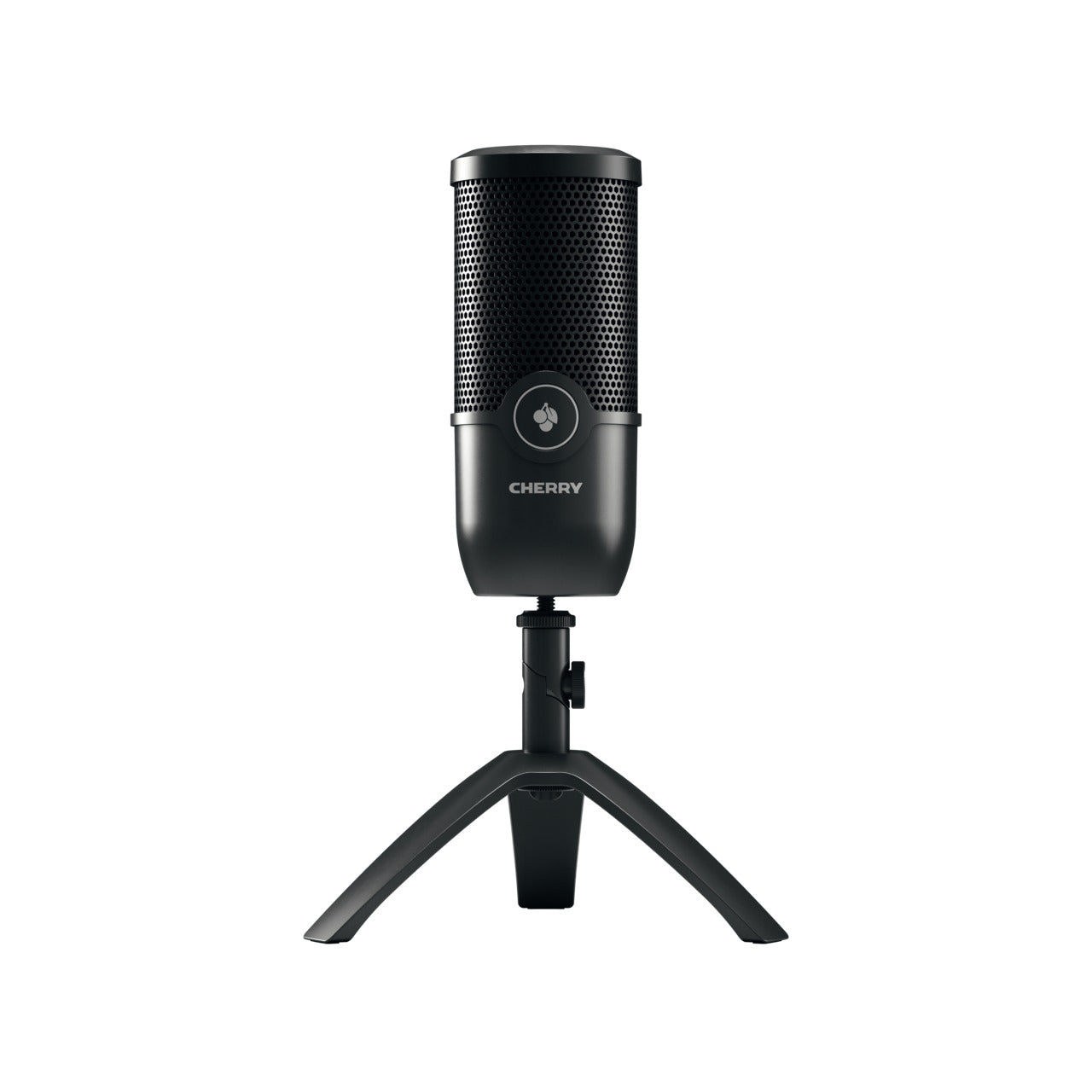 CHERRY UM 3.0 Tischmikrofon – USB, kabelgebunden, Niere, 24 Bit/96 kHz – Schwarz