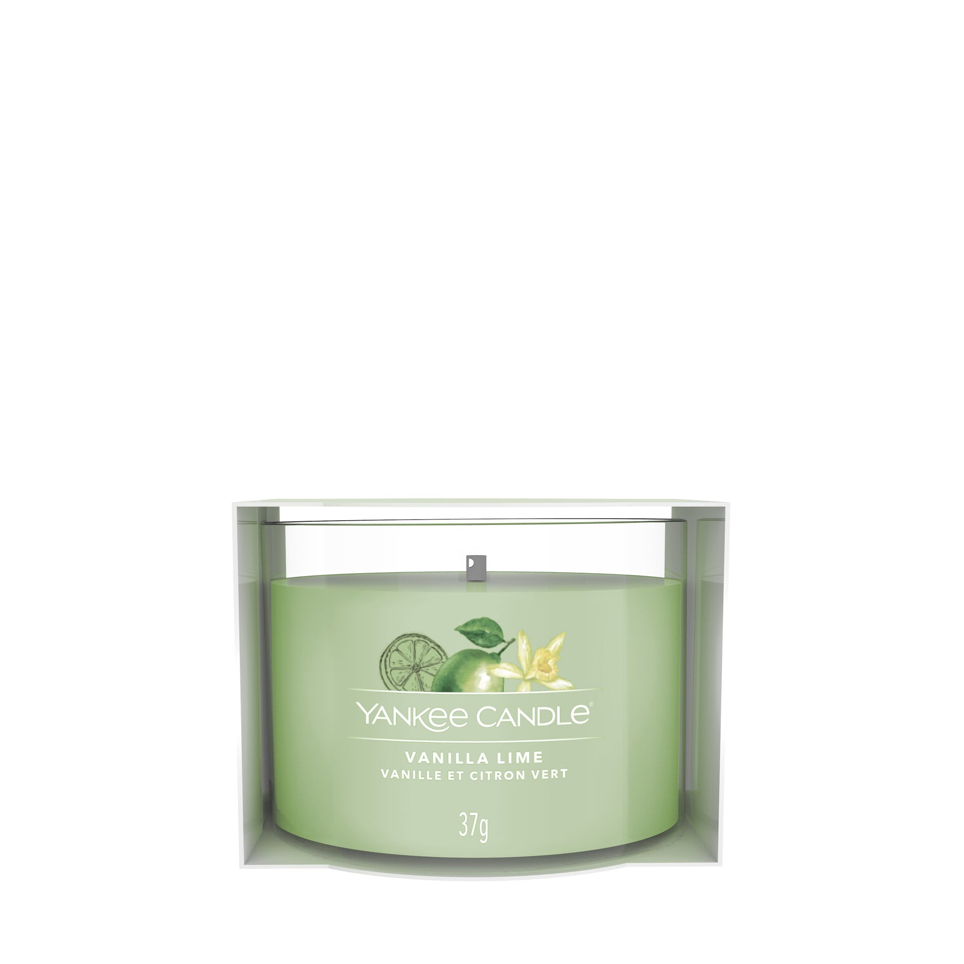 Yankee Candle Duftkerze – Vanille & Limette – Ø 5,4 × 4,4 cm – 10 h