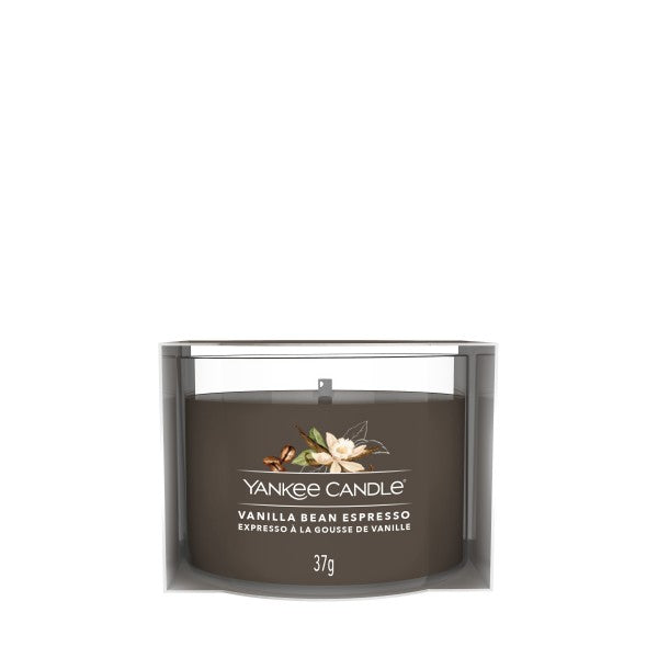 Yankee Candle Duftkerze – Vanilla Bean Espresso – Ø 5,4 × 4,5 cm – 10 h