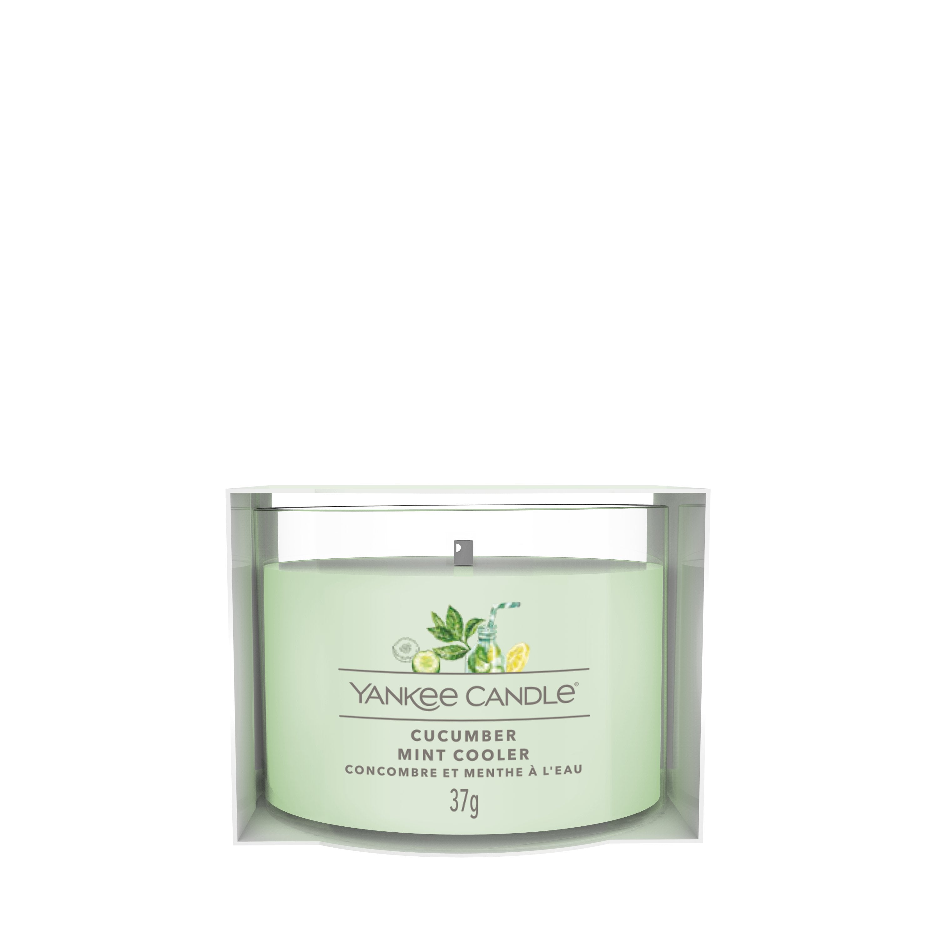 Yankee Candle Duftkerze – Eukalyptus – Ø 5,4 × 4,5 cm – ca. 10 h