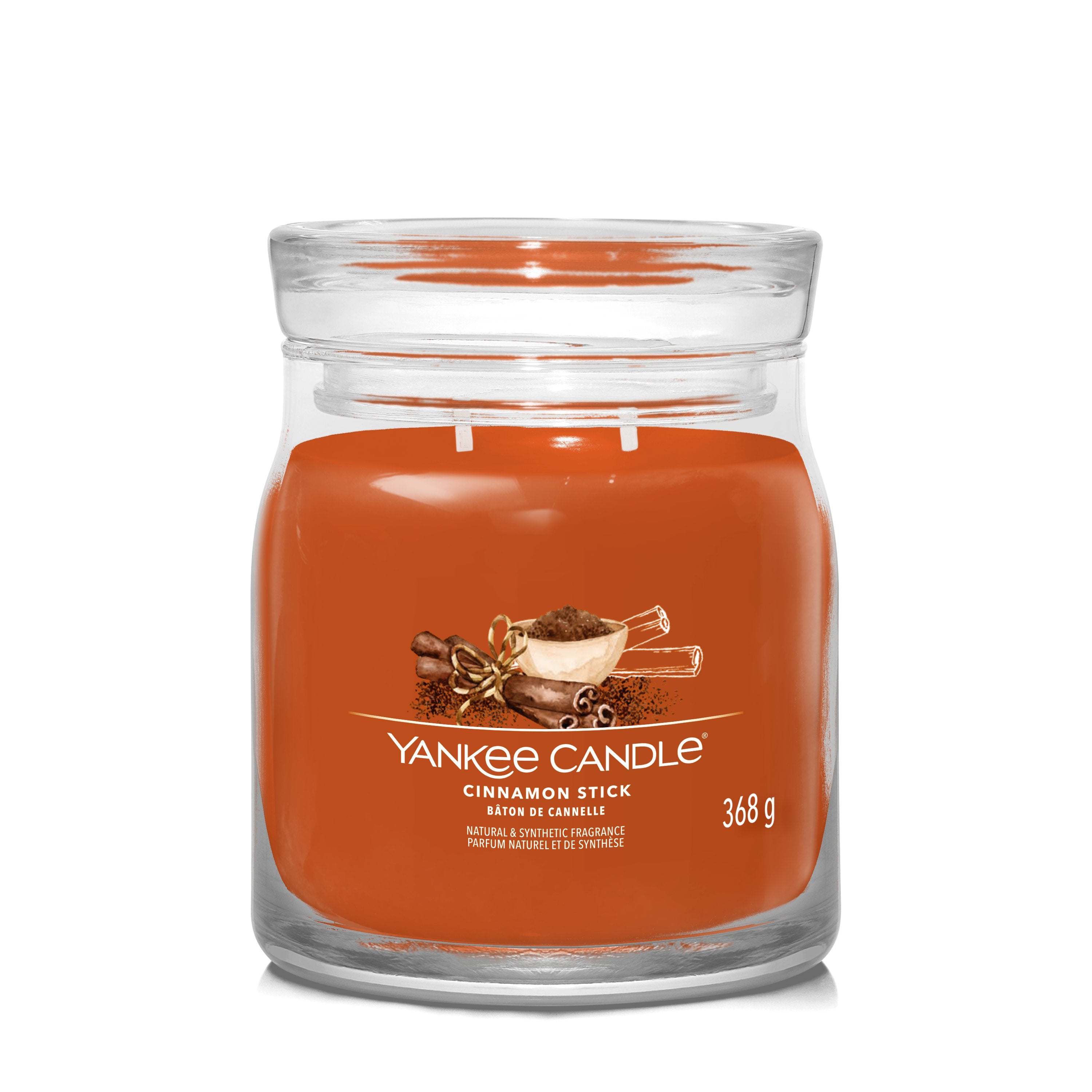 Yankee Candle Duftkerze – Cinnamon Stick – Ø 9 × 12 cm