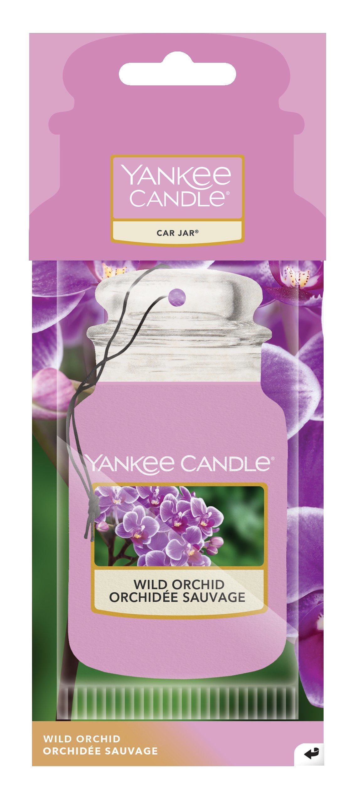 Yankee Candle Wild Orchid – Auto-Lufterfrischer Anhänger, 28 Tage
