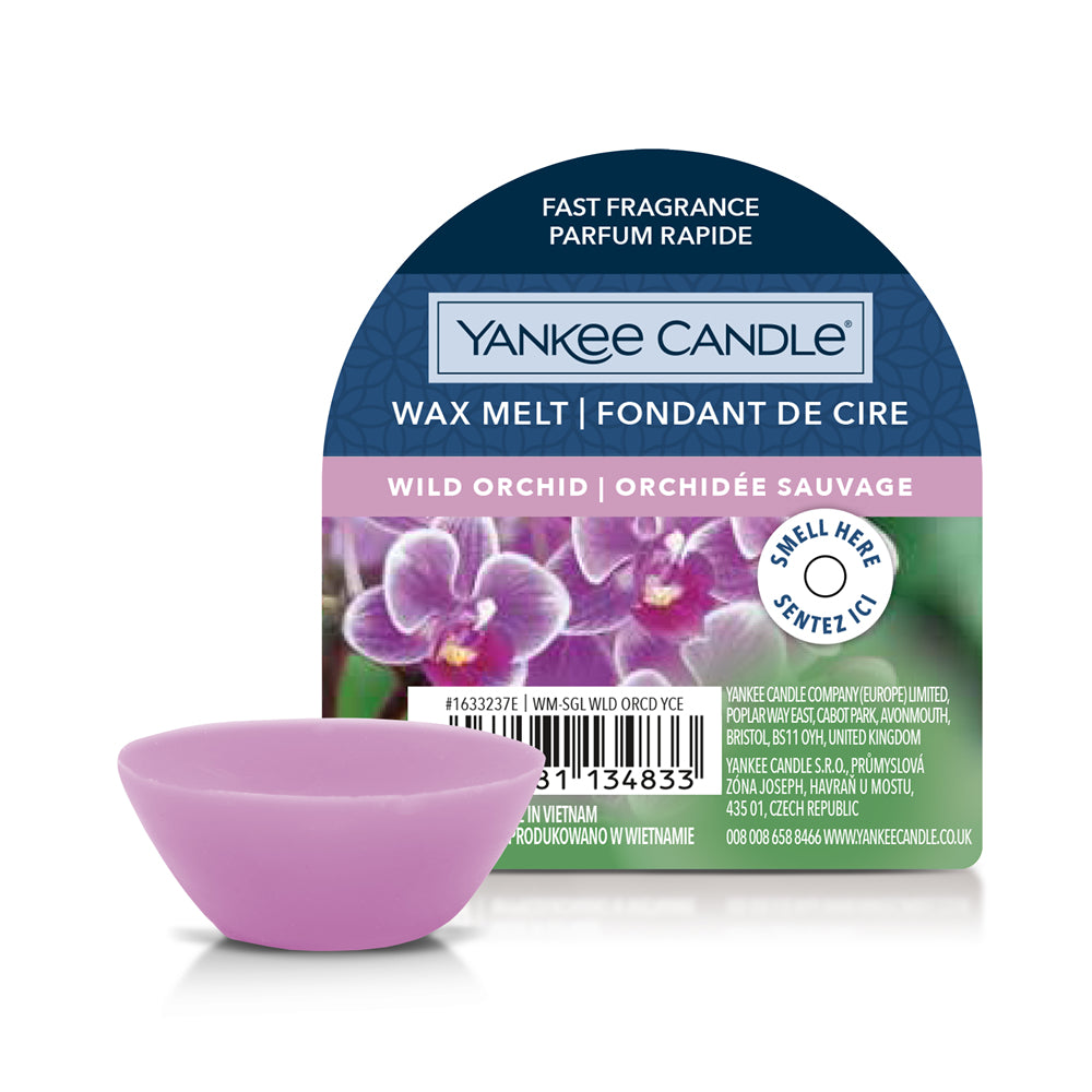 Yankee Candle Wild Orchid – Duftwachsplättchen, rund, pink, 1 Stück