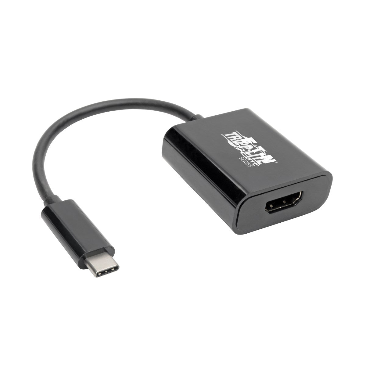Tripp Lite U444-06N-HDB-AM USB-C zu HDMI Adapter – 4K (3840 × 2160), 0,15 m, HDMI 1.4, DP Alt Mode – Schwarz