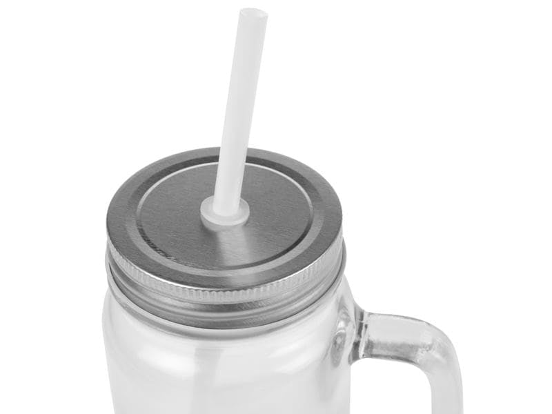 FTM Glasbehälter F02485 – 430 ml, Ø 11,5 cm, H 13,5 cm, Glas, mit Aluminium-Deckel, für Sublimation