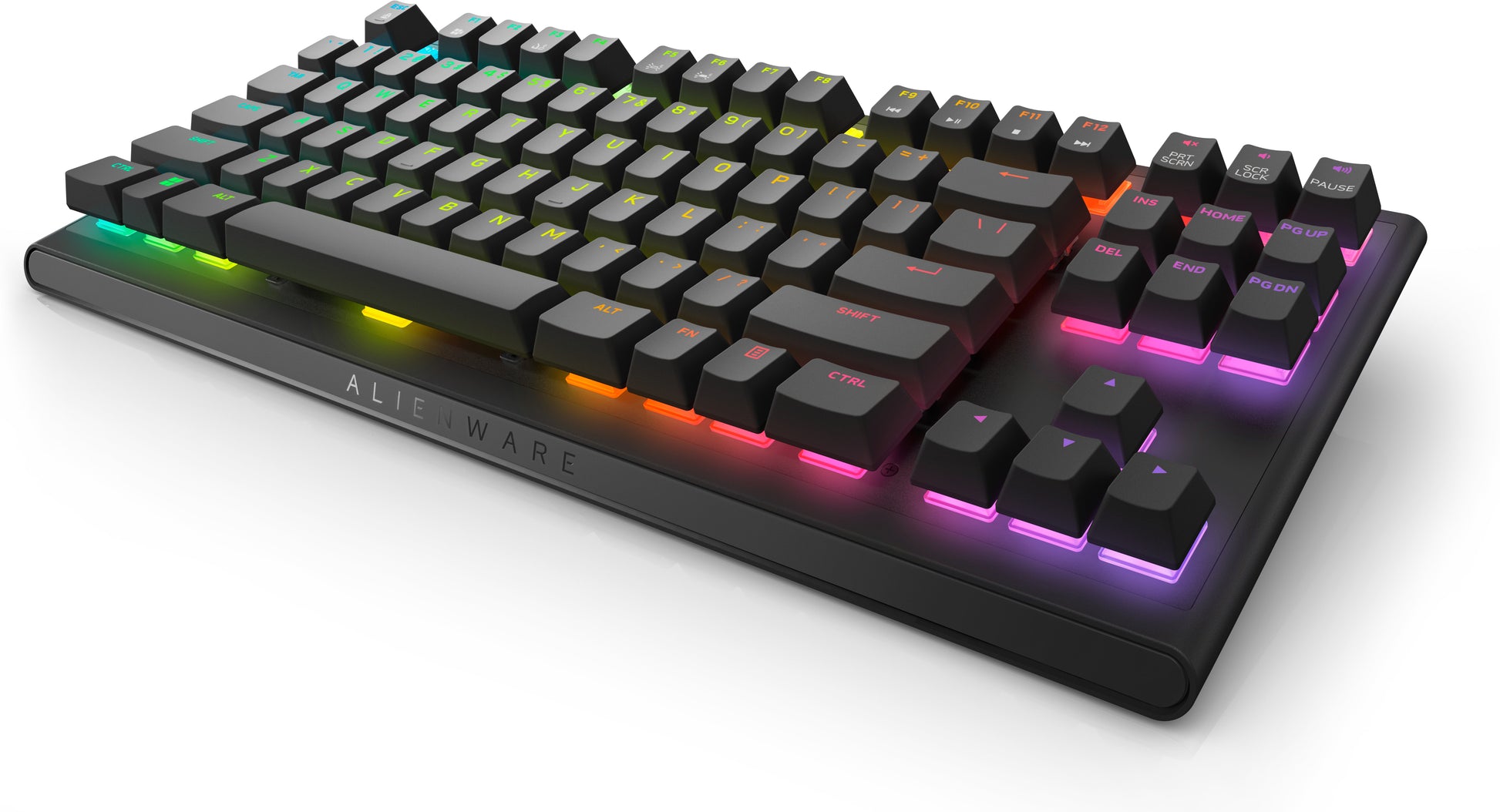 Alienware AW420K – Tastatur TKL – Mechanisch (Cherry MX Red) – RGB – Kabelgebunden – USB-C – Ohne Ziffernblock