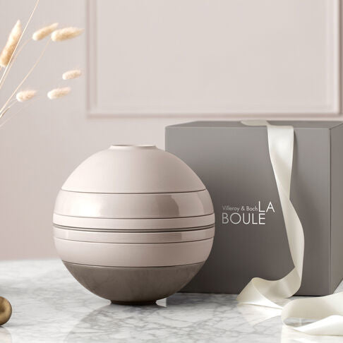 Villeroy & Boch Iconic Pure Servierset – Porzellan, Beige, Spülmaschinengeeignet, Mikrowellengeeignet, 7-teilig