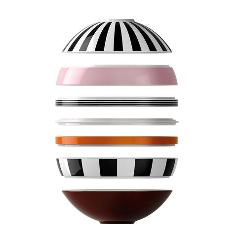 Villeroy & Boch Iconic Memphis Servierset – Porzellan, Mehrfarbig, Spülmaschinenfest, Mikrowellengeeignet