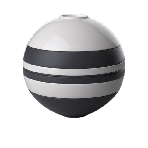 Villeroy & Boch Iconic La Boule Servierset – Porzellan, Schwarz, Weiss, Spülmaschinengeeignet