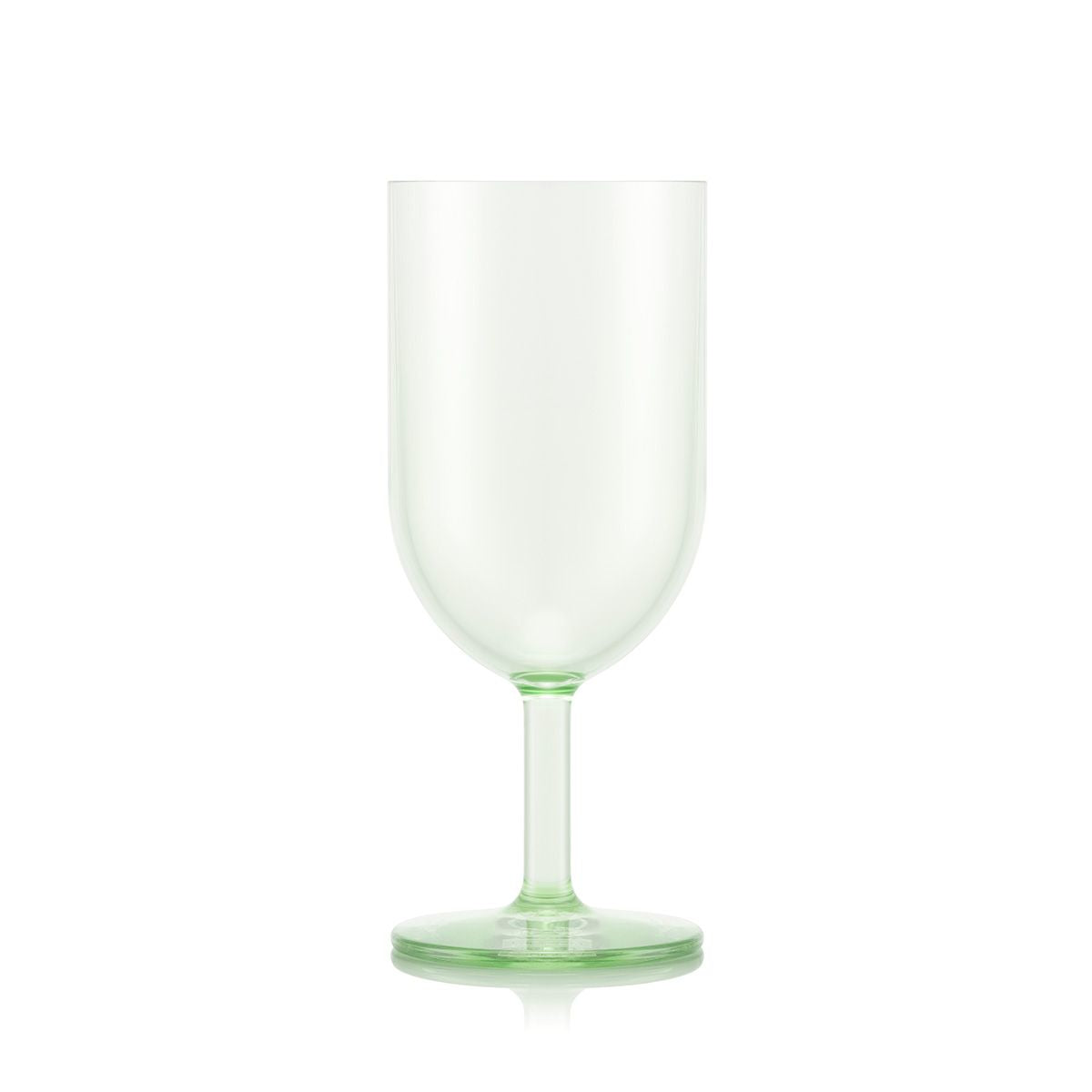 Bodum Weisswein-Glas OKTETT – 4er Set, 230 ml, H 16,2 cm, Kunststoff, Grün/Transparent, spülmaschinenfest