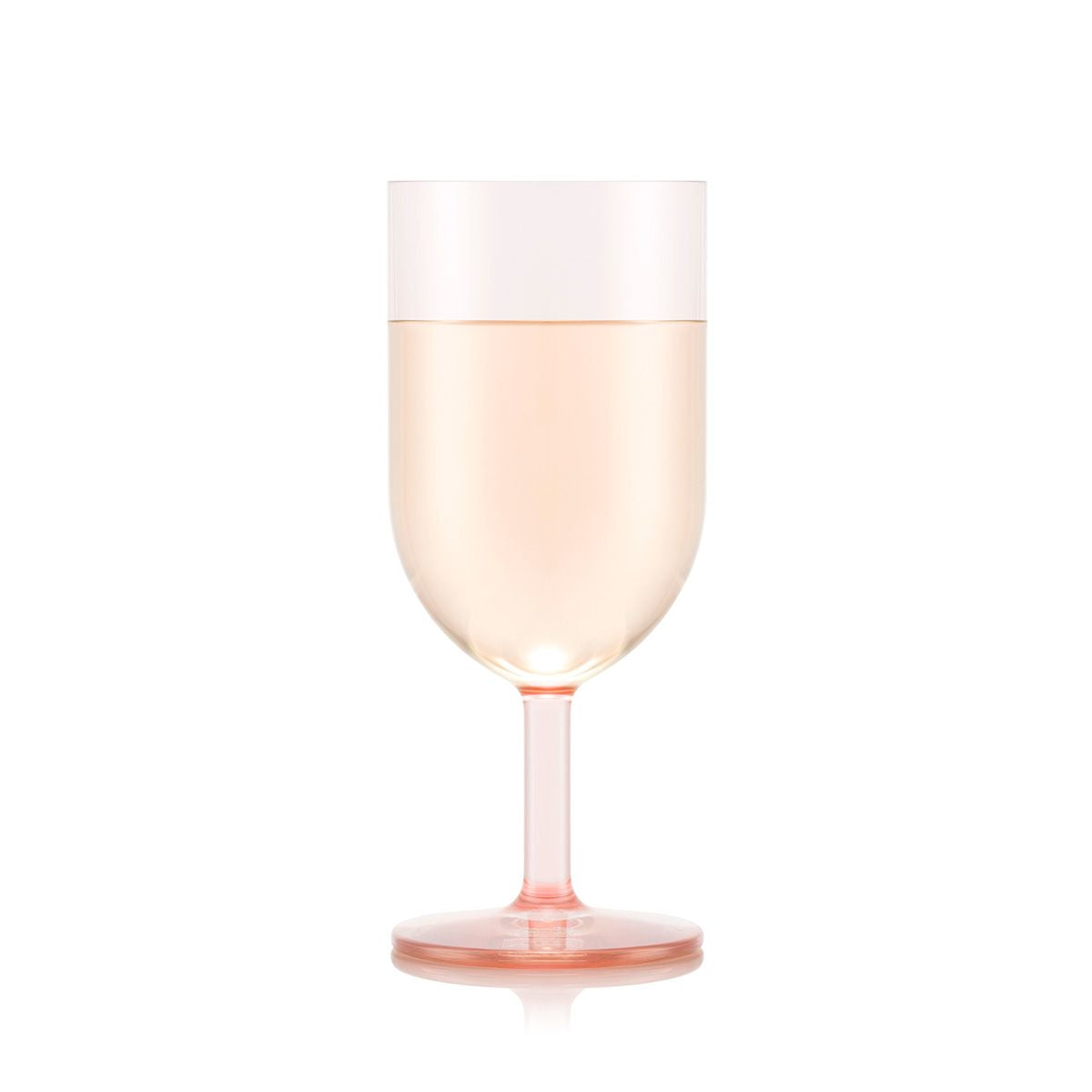 Bodum Weinglas OKTETT – 4er Set, 230 ml, H 16,2 cm, Kunststoff, Rosa, spülmaschinenfest, bruchfest