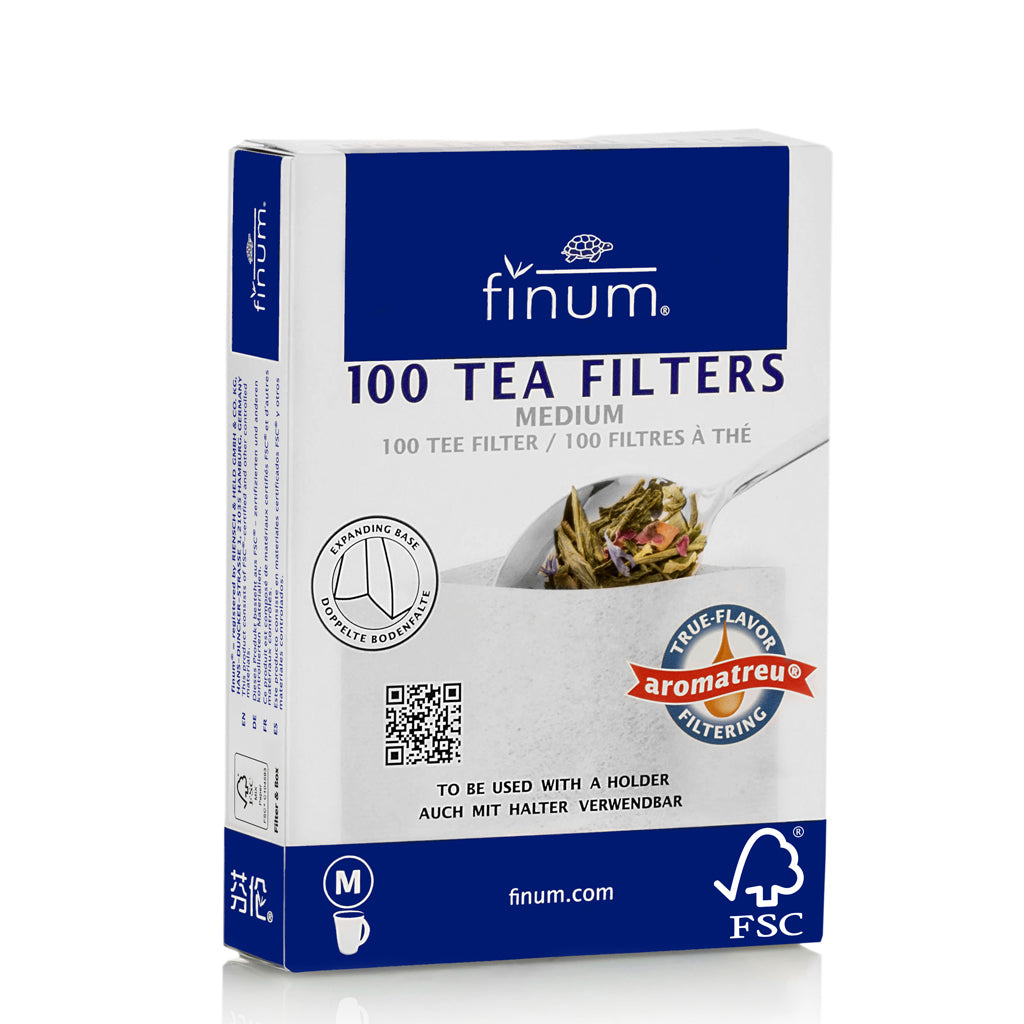 Finum Teefilter (Einweg) Grösse M, 100 Stk., Papier