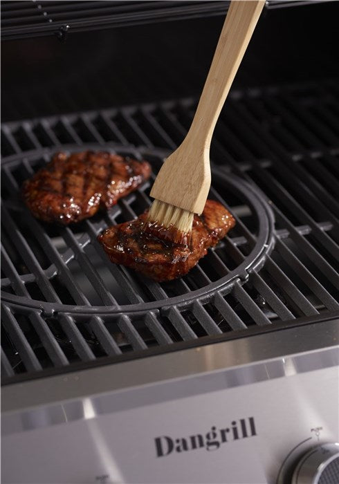 DANGRILL Marinierpinsel 5,8 × 1,8 × 27,5 cm, Bambus, Braun