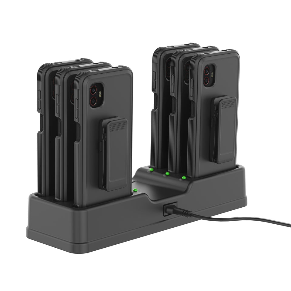 RAM Mounts Lade-/Daten-Cradle – Slots ×6, AC, 60 W – für Samsung XCover6 – Schwarz
