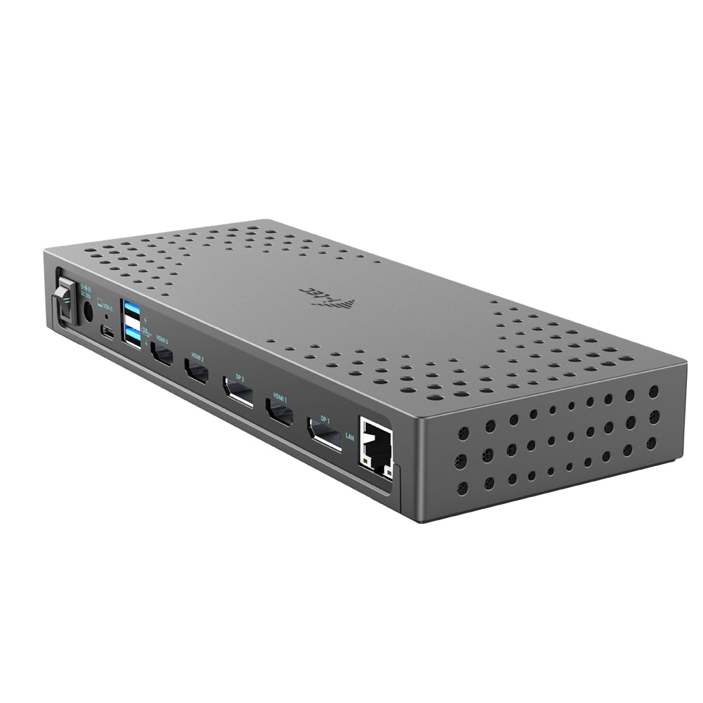 i-tec Dockingstation – USB-C, 2× DP, 3× HDMI, 4× USB-A, 2× USB-C, 100 W PD, GbE