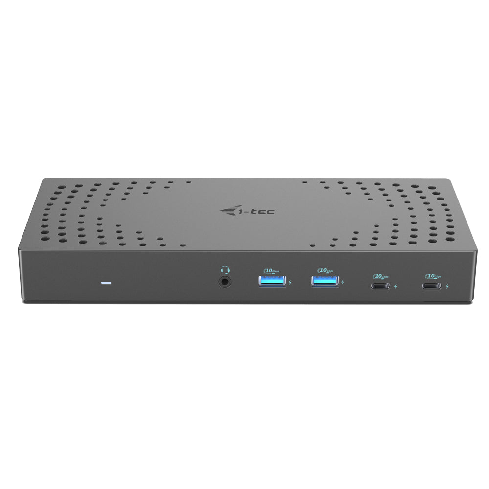 i-tec Dockingstation – USB-C, 2× DP, 3× HDMI, 4× USB-A, 2× USB-C, 100 W PD, GbE