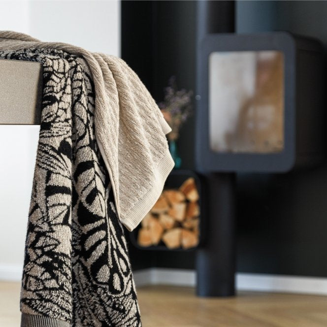 Möve Brooklyn Duschtuch – 80 × 150 cm – Beige – Leinen/Baumwolle – 60 °C