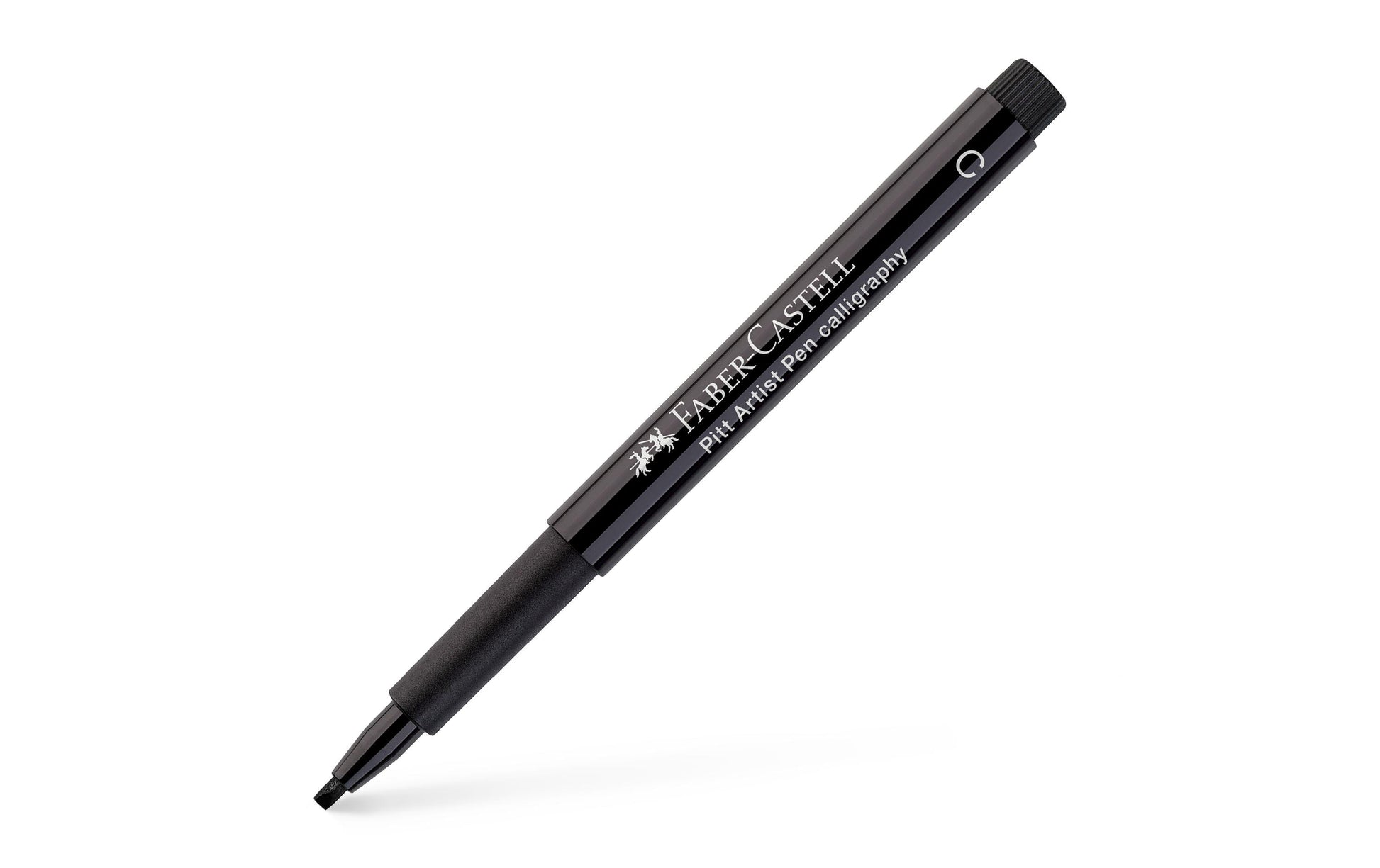 Faber-Castell PITT Kalligrafiestift – Kalligrafiespitze, 2,5 mm, wasserfest, schwarz