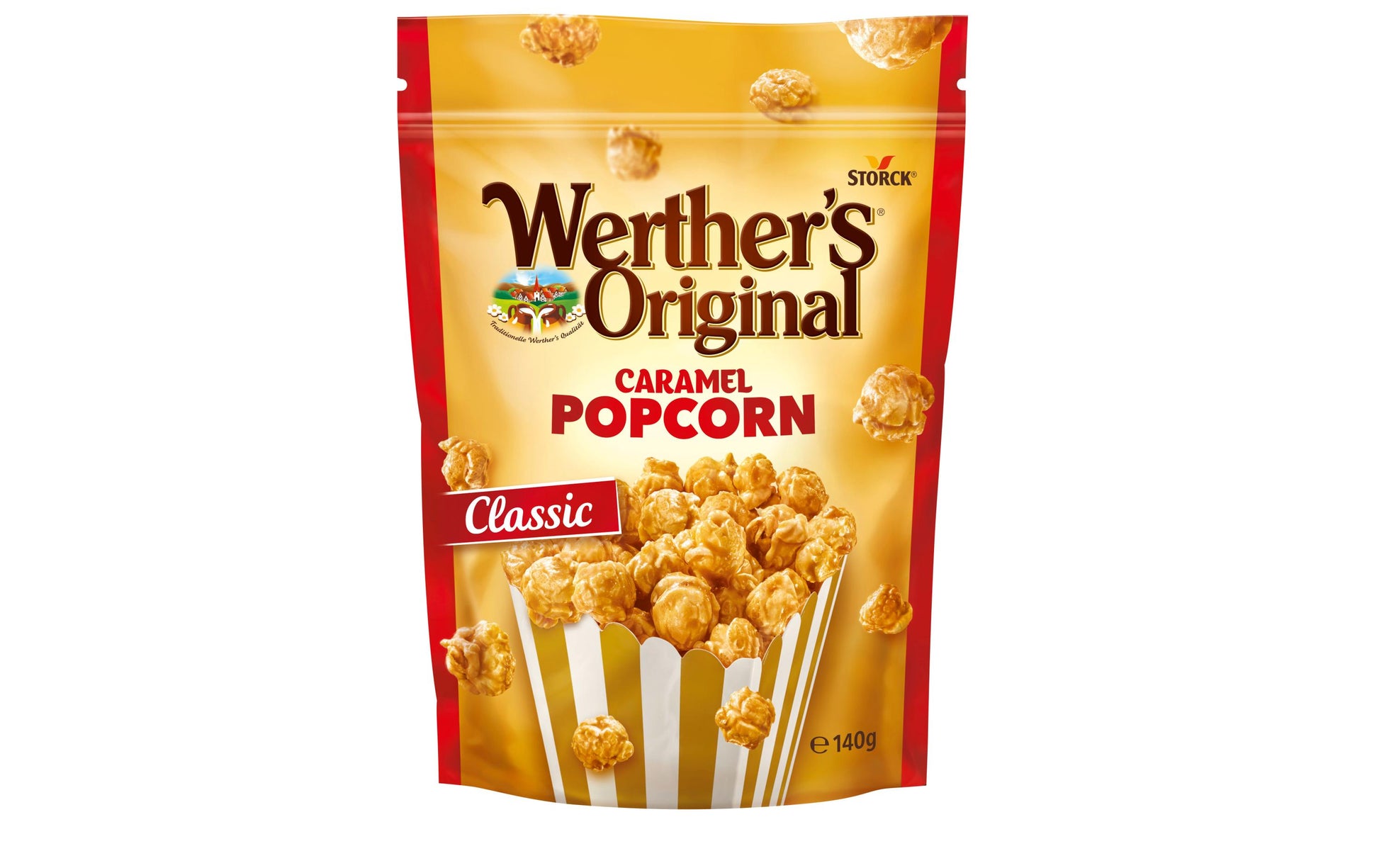 STORCK Werthers Original Popcorn – Karamell – 140 g