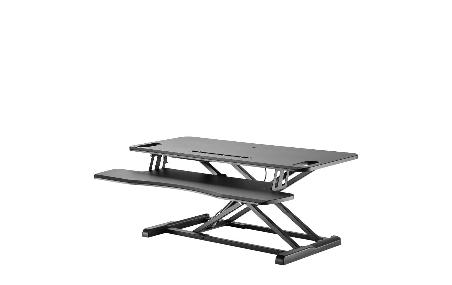 Neomounts Stehtisch – 95 × 62 × 51 cm – schwarz – höhenverstellbar