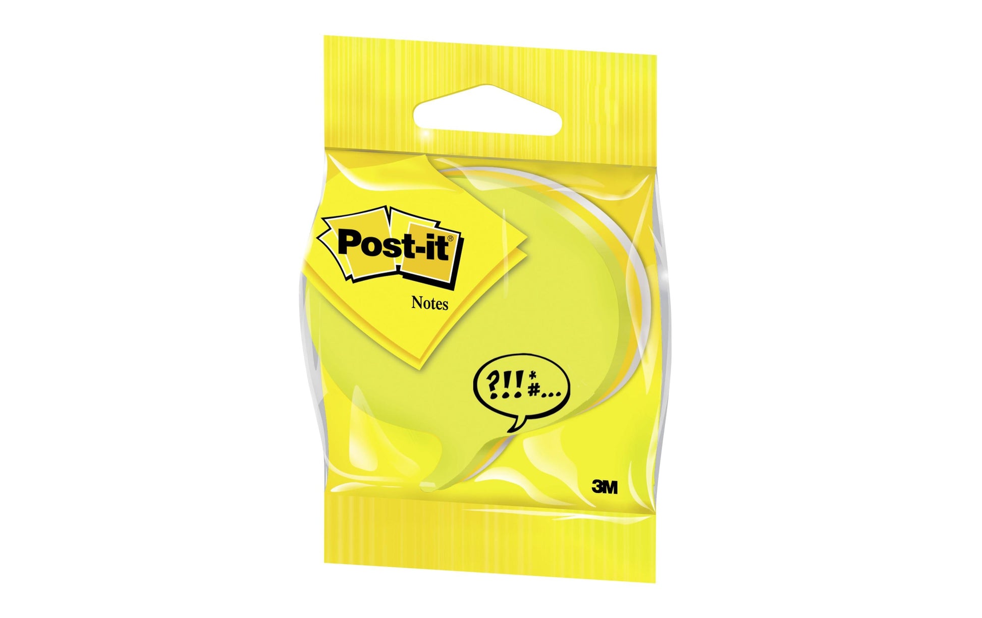 Post-it Haftnotizen – 70×70 mm – Sprechblase – Mehrfarbig, 3×75 Blatt, PEFC