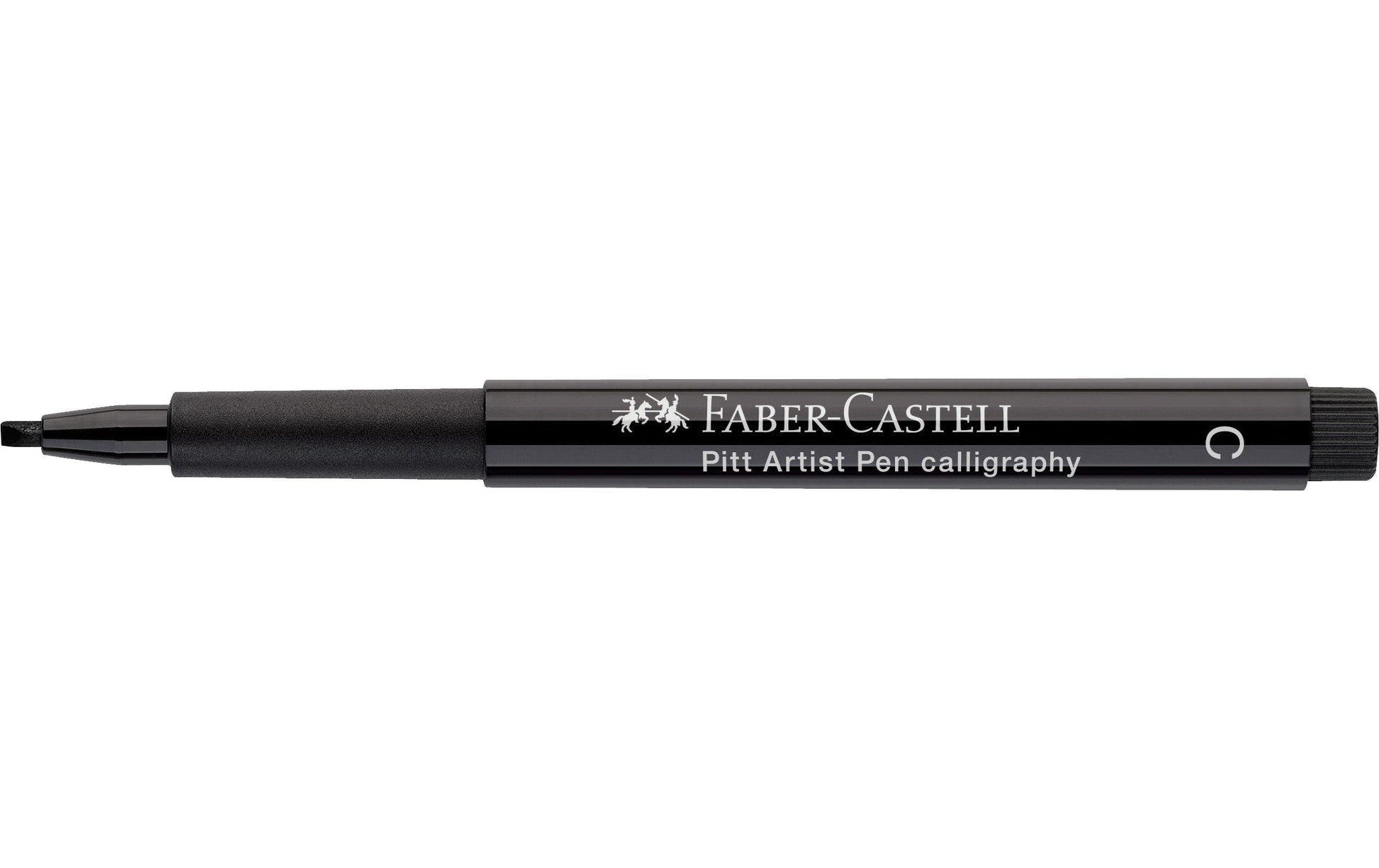Faber-Castell PITT Kalligrafiestift – Kalligrafiespitze, 2,5 mm, wasserfest, schwarz