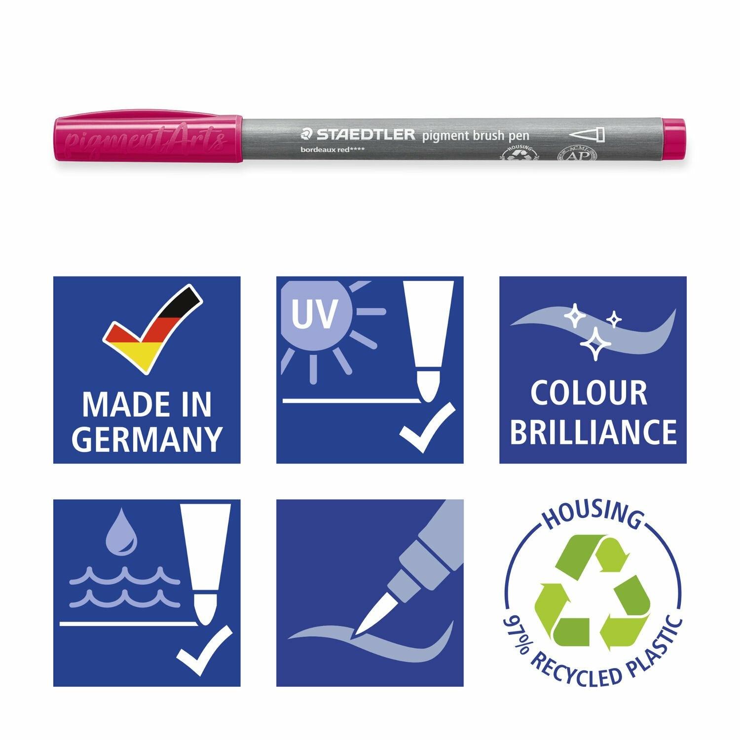 Staedtler Filzstifte, wasserfest, 12 Farben