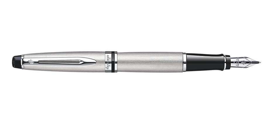 Waterman Expert Metallic C.C., Palladium – Federspitze M – Silber, Blau