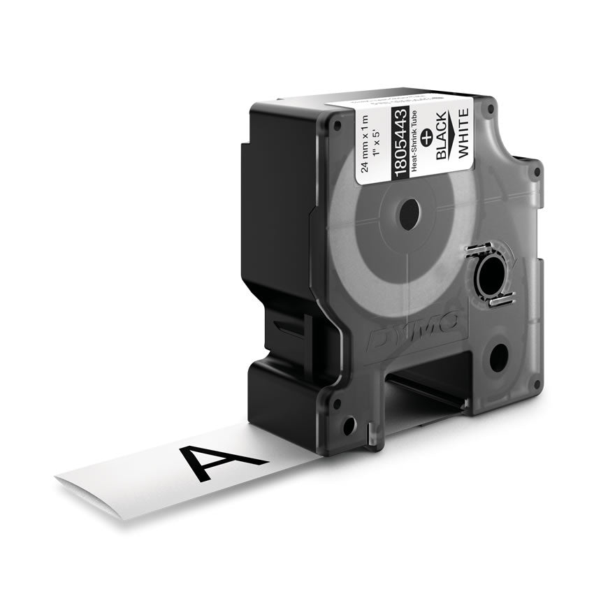 DYMO Schriftband – Weiss, Schwarz