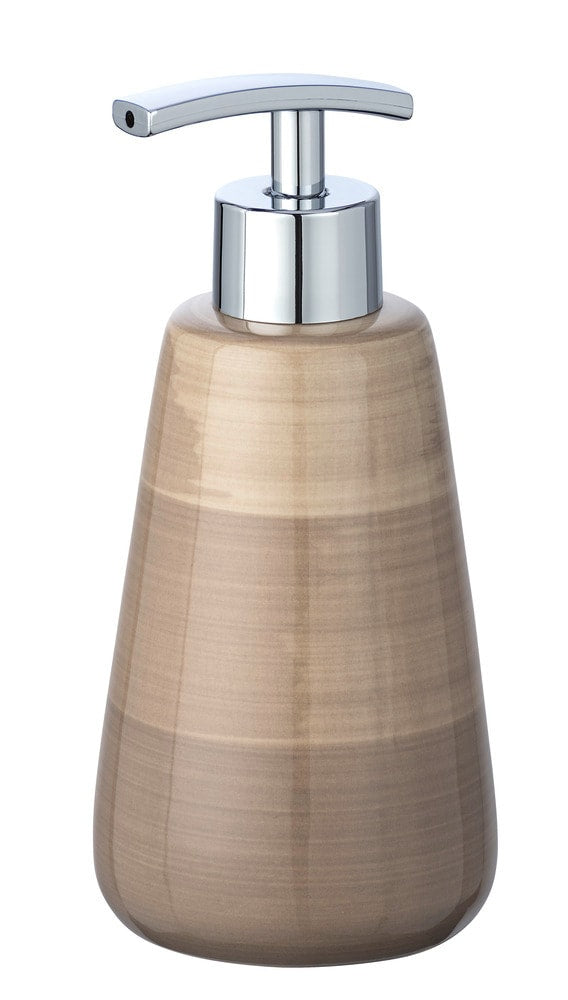 Wenko Pottery Seifenspender – Keramik, Sand, 360 ml