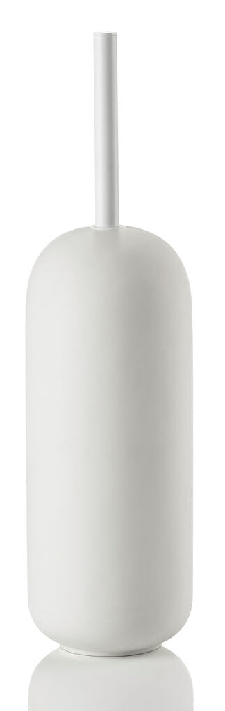 Zone Denmark Sensu – WC-Bürstenset – Keramik, weiss, leicht zu reinigen, H 41 cm, Ø 11,8 cm