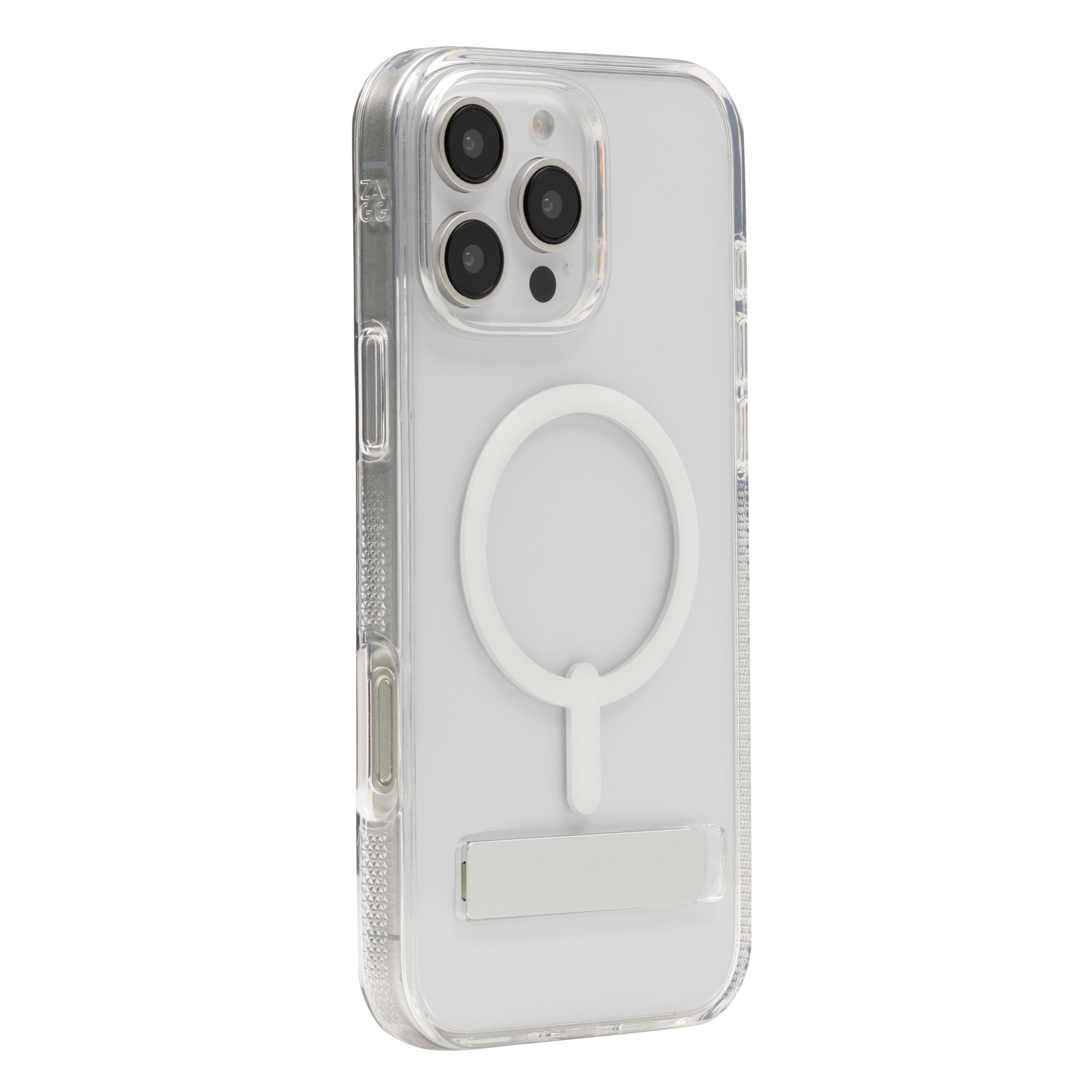 ZAGG Backcover Crystal Palace – für Apple iPhone 16 Pro Max – transparent – Snap-/Lock-Verschluss