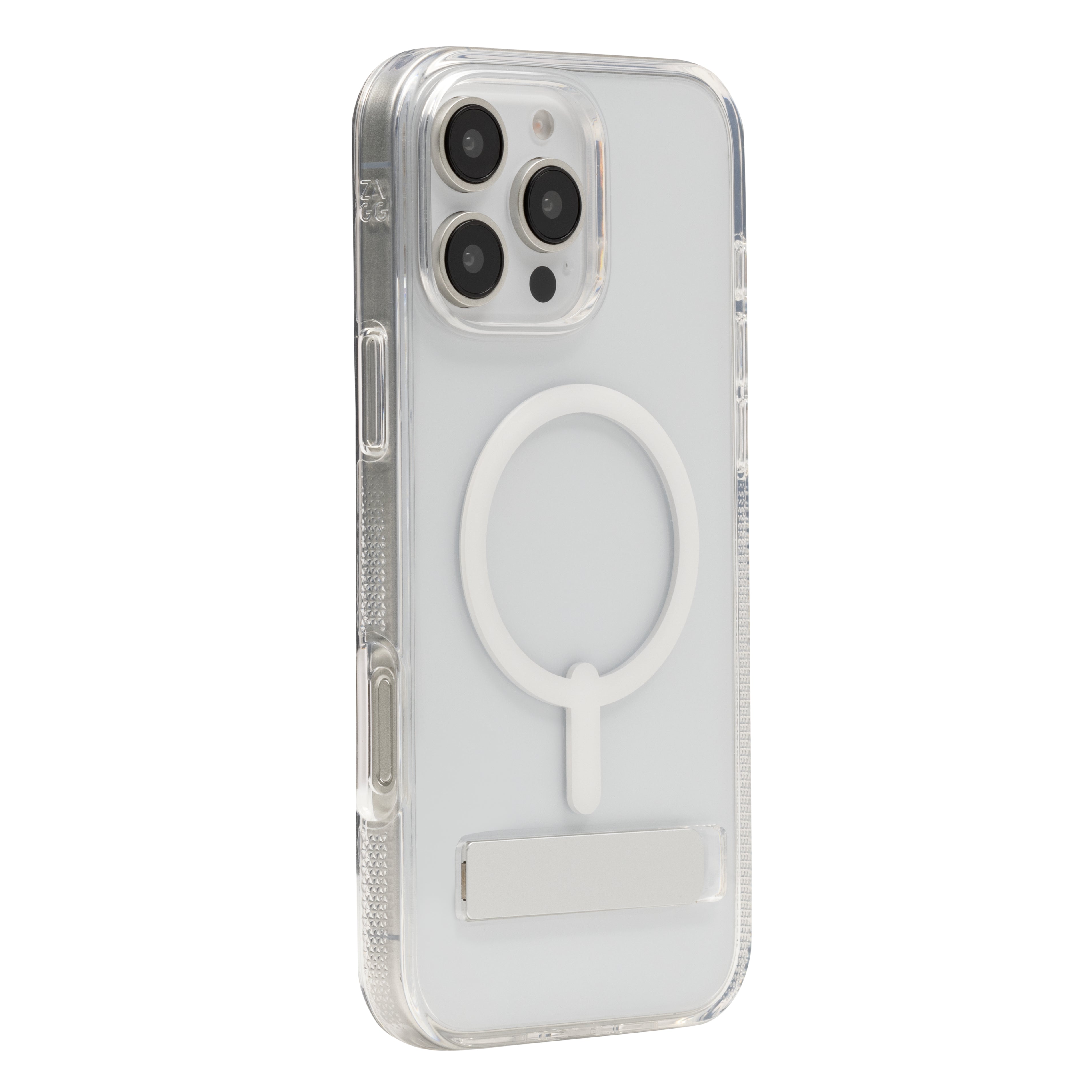 ZAGG Backcover Crystal Palace – für Apple iPhone 16 Pro Max – transparent – Snap-/Lock-Verschluss