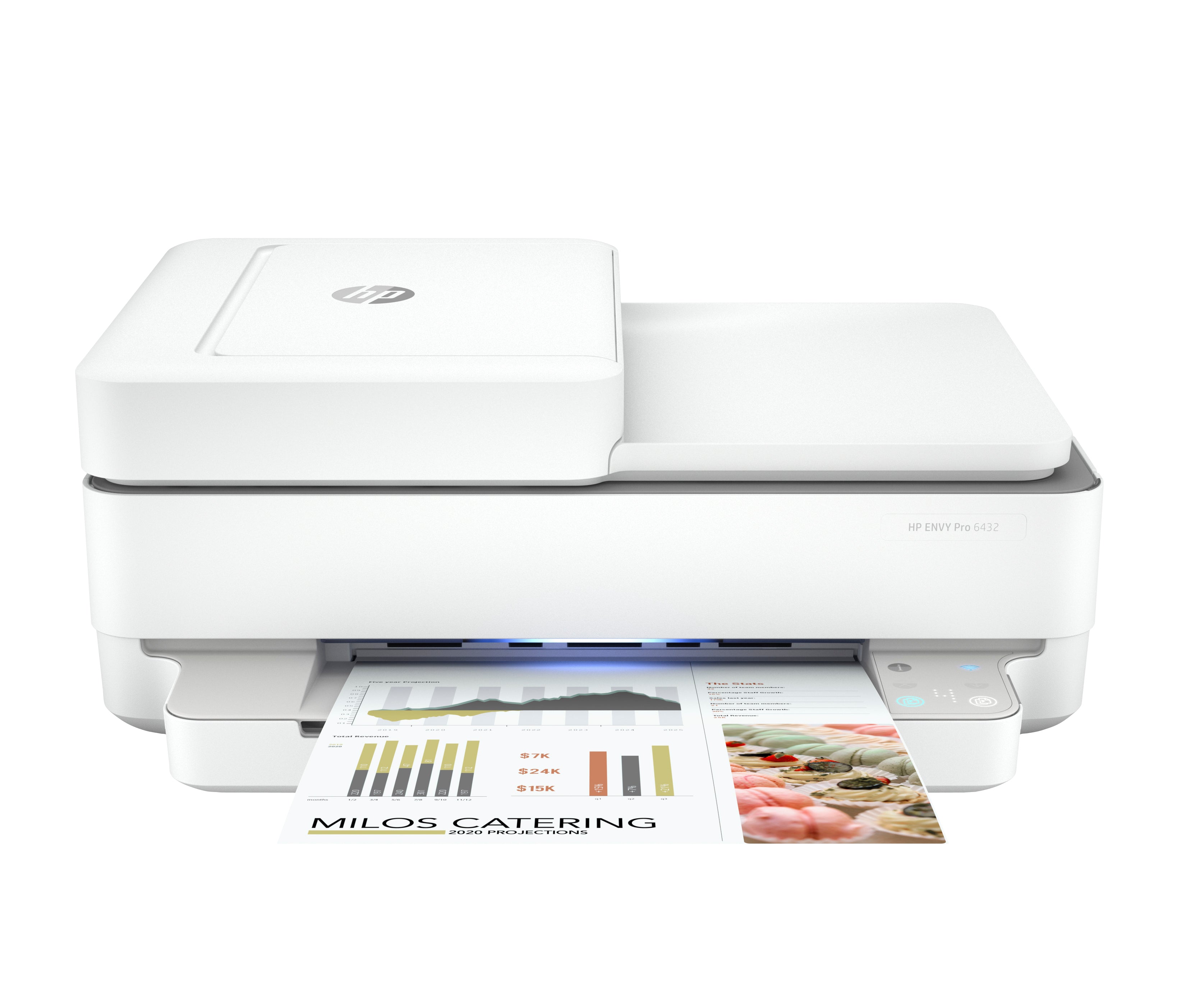 HP ENVY Pro 6432 – Farbtintenstrahl-Multifunktionsdrucker, A4, 4-in-1, Duplex, ADF, WLAN, AirPrint, Mopria