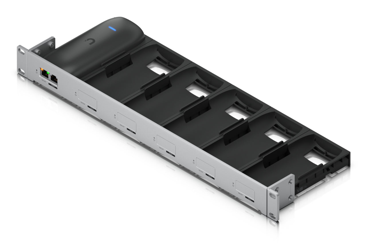 Ubiquiti Rack-Regalboden 19" – 1U – 442 × 159 × 43 mm – für UP-AI-Port – schwarz/grau