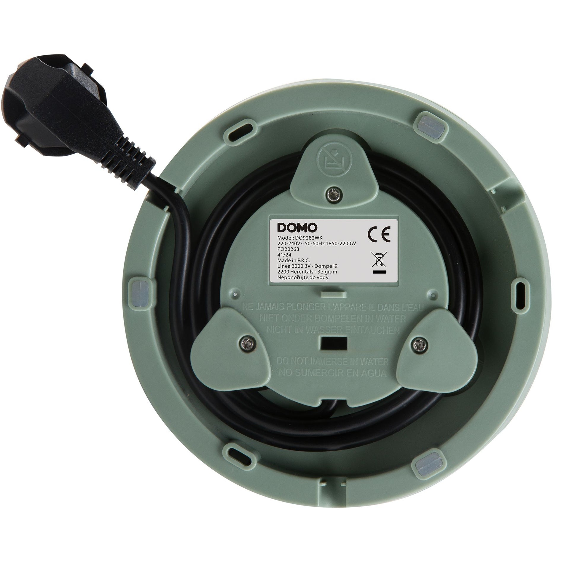Domo Wasserkocher – 1,7 l, Kunststoff, Salbei, DO9282WK