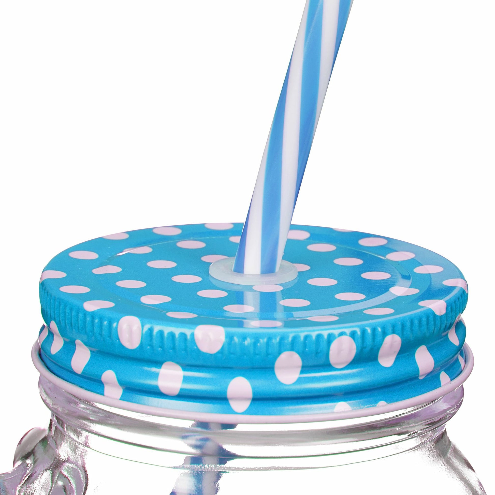 Relaxdays Trinkglas – 8er Set, 500 ml, 11,0 × 8,0 × 13,5 cm, Glas, Mehrfarbig, mit Strohhalm