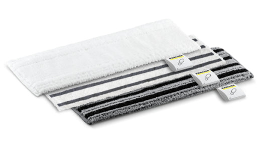 Kärcher Bodentuchset Allrounder EasyFix – für Kärcher SC-Dampfreiniger – 11,5 × 34,5 cm – 3 Stk.