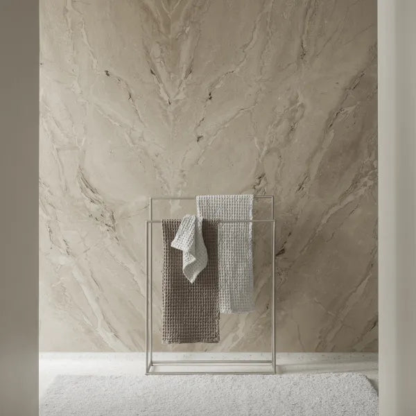 Blomus Handtuchständer Modo – 2 Arme, 60×18×84 cm, Edelstahl, Silber