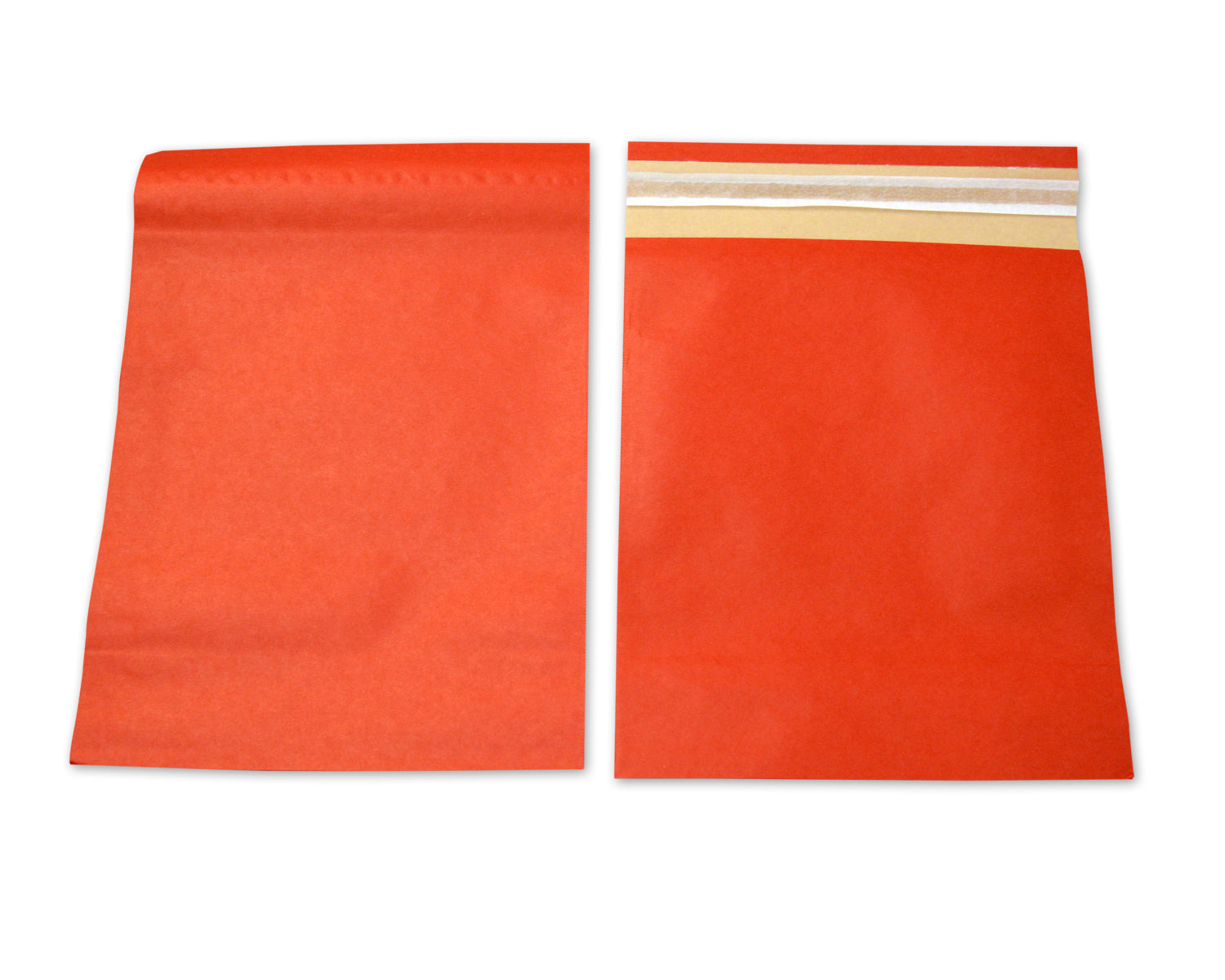 Elco Geschenkbeutel – Kraftpapier, mit Selbstklebeverschluss – 250 × 300 × 100 mm – 25 Stk., rot