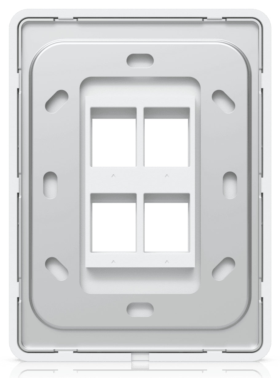 Ubiquiti Aufputz-Box, 88×118×9,6 mm, 4er-Pack, Polycarbonat/Stahl – weiss