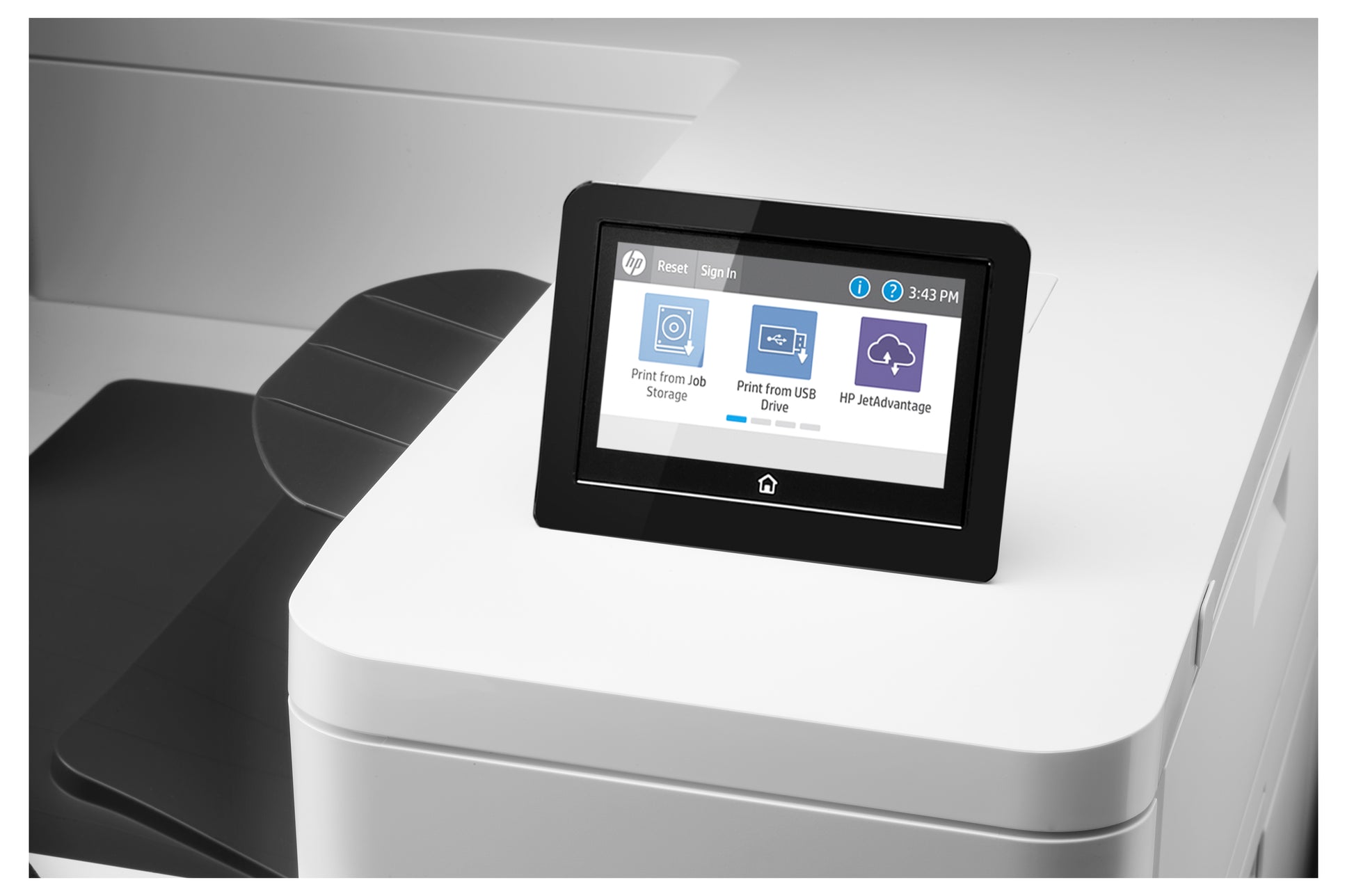HP LaserJet Enterprise M856dn – Farbe