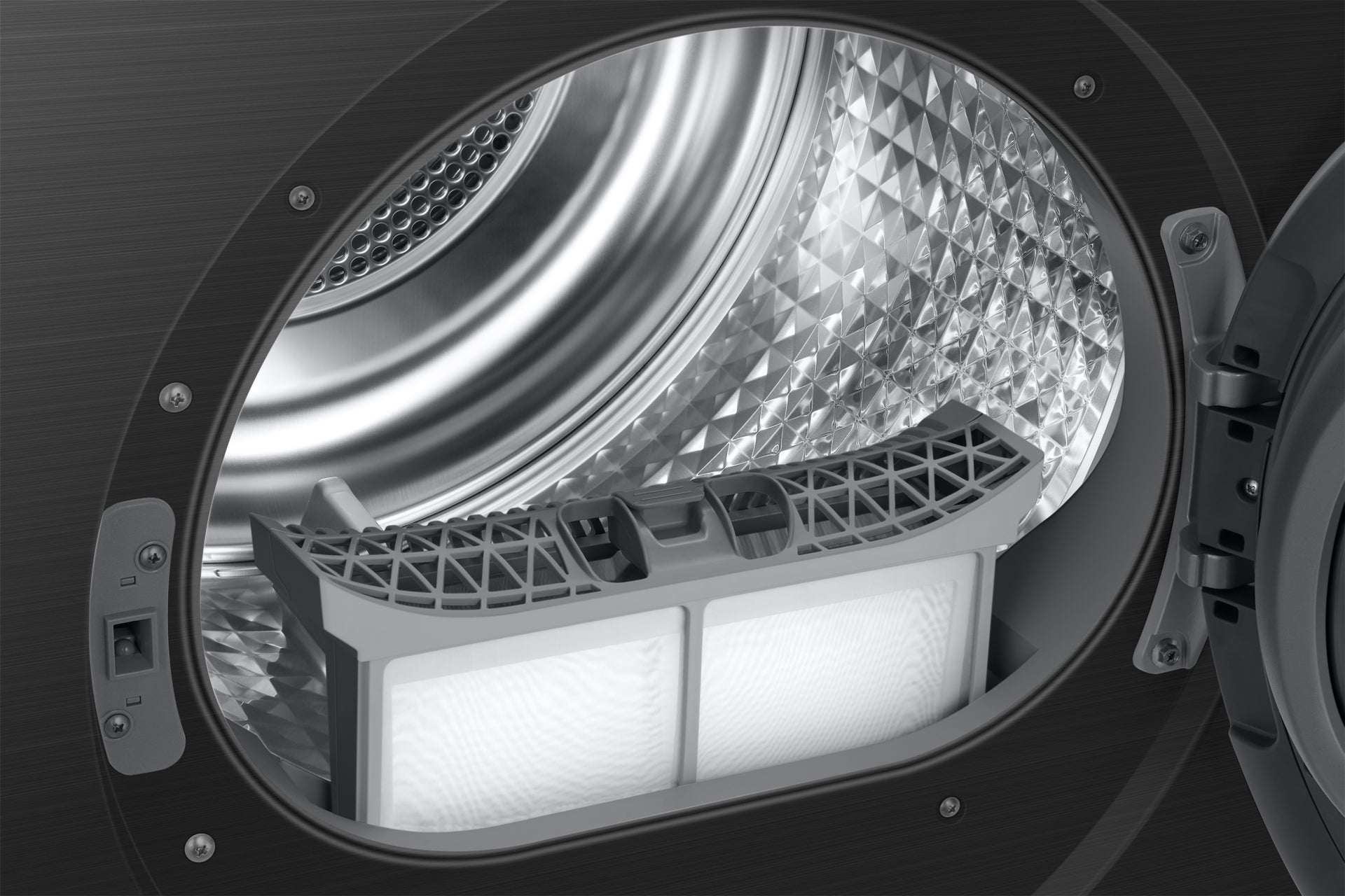 Samsung Wäschetrockner DV90DG6845LBU5 – Wärmepumpe, 9 kg, 60 × 85 × 60 cm, Schwarz