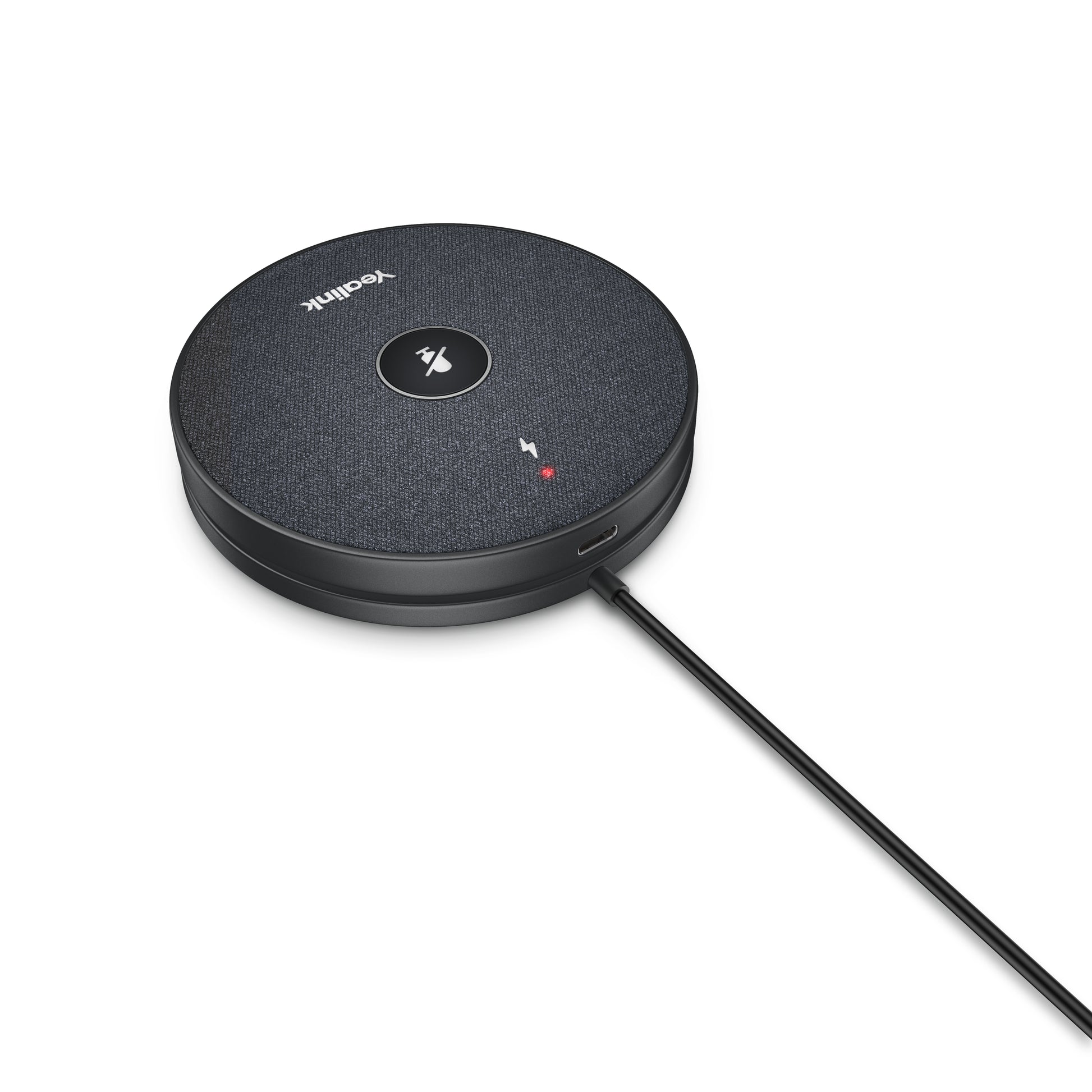 Yealink VCM36-W Paket – Konferenzmikrofon, Funk & USB, Kugel, für Microsoft & Google, schwarz