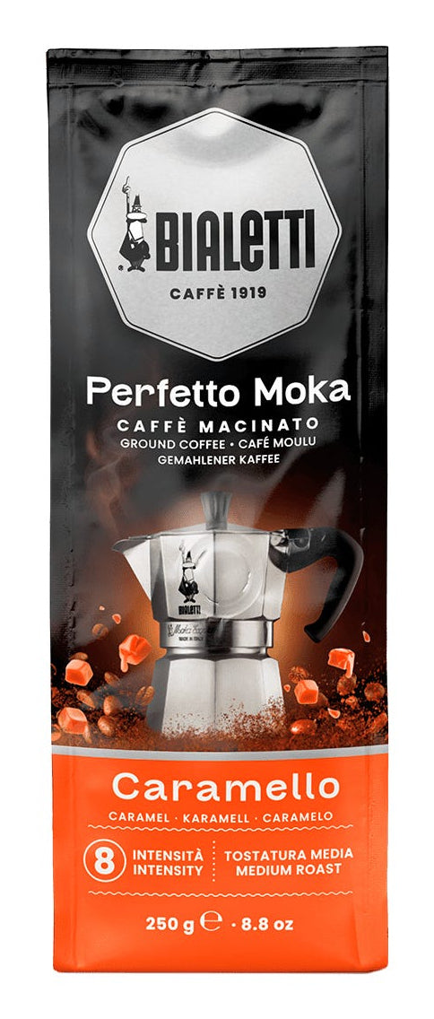 Bialetti Caramello – Bohnenkaffee – Café Crème, Intensität 8, 250 g