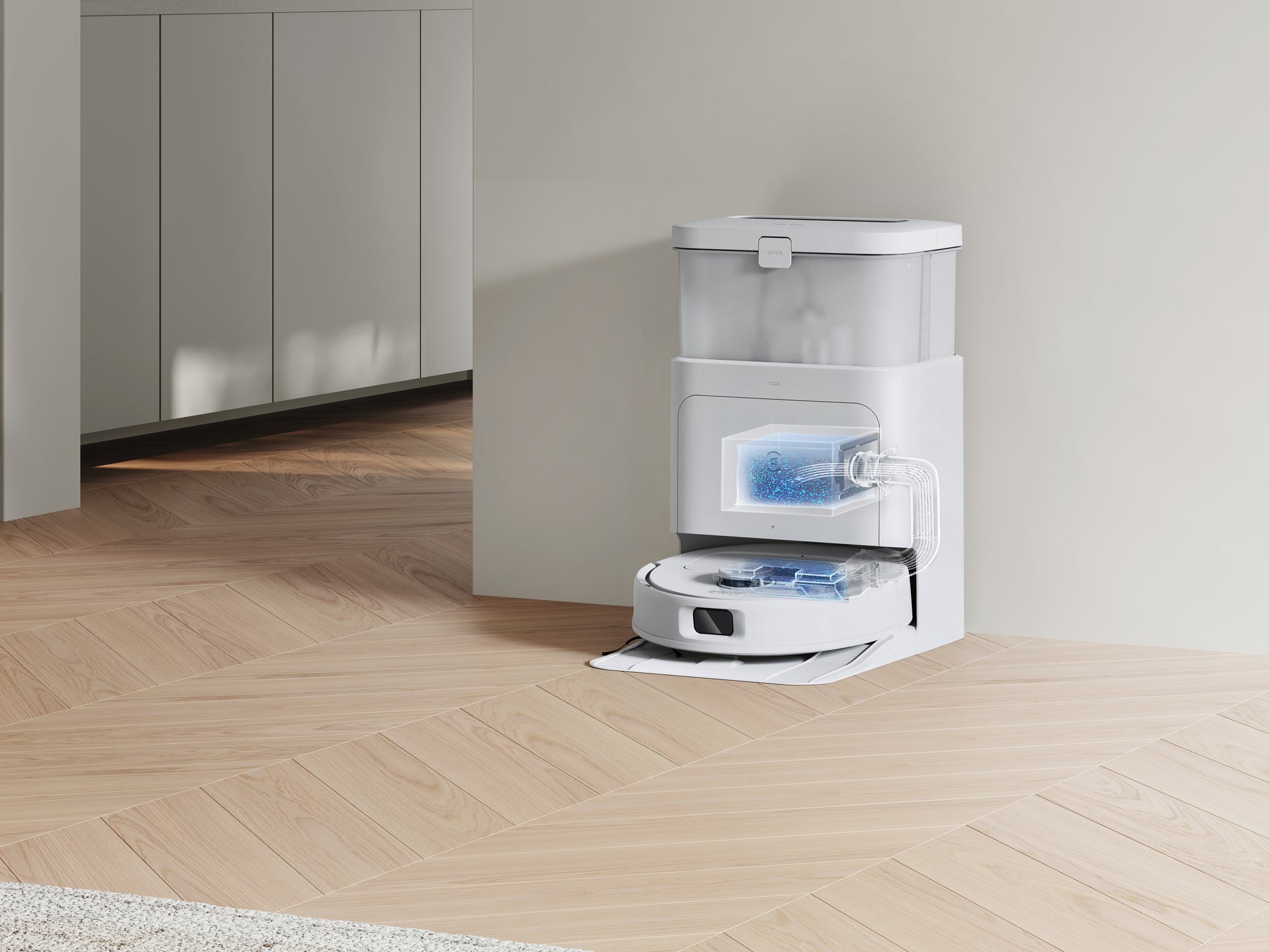 Ecovacs Roboterstaubsauger Deebot N30 Pro Omni – 5200 mAh, 0,4 l, Akkubetrieb, 65 dB(A)