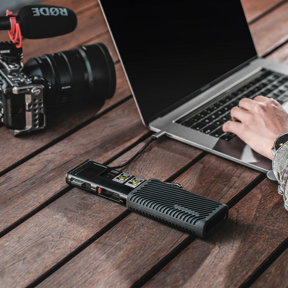 PGYTECH P-GM-164 Kartenleser – CFexpress Typ A, SD/microSD (UHS‑I/II) – USB‑C 3.2 Gen 2 – 1 Gbit/s