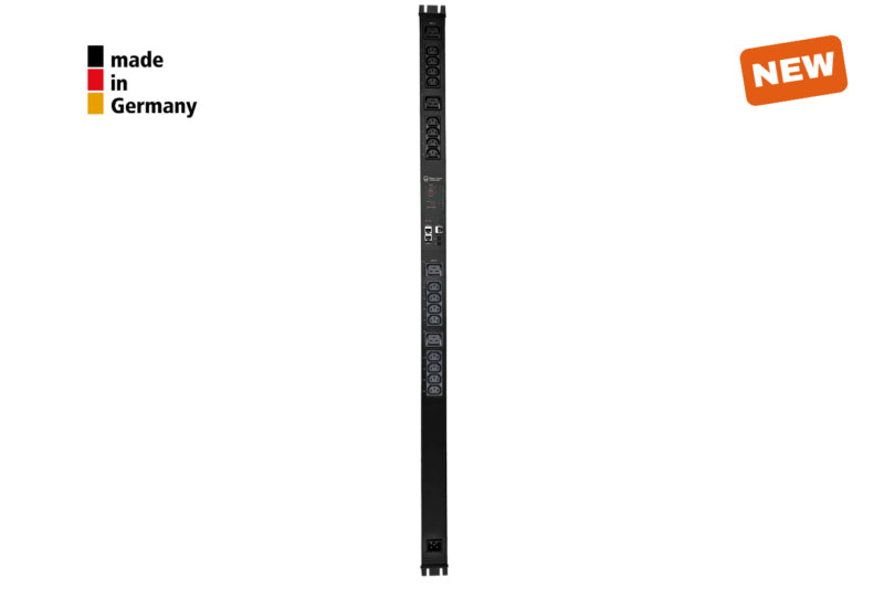 Güde Gude EPC 87-1210-18 – Rack-PDU gemessen & geschaltet, 16× IEC C13 + 4× IEC C19, Stecker IEC C20, 3,6 kW