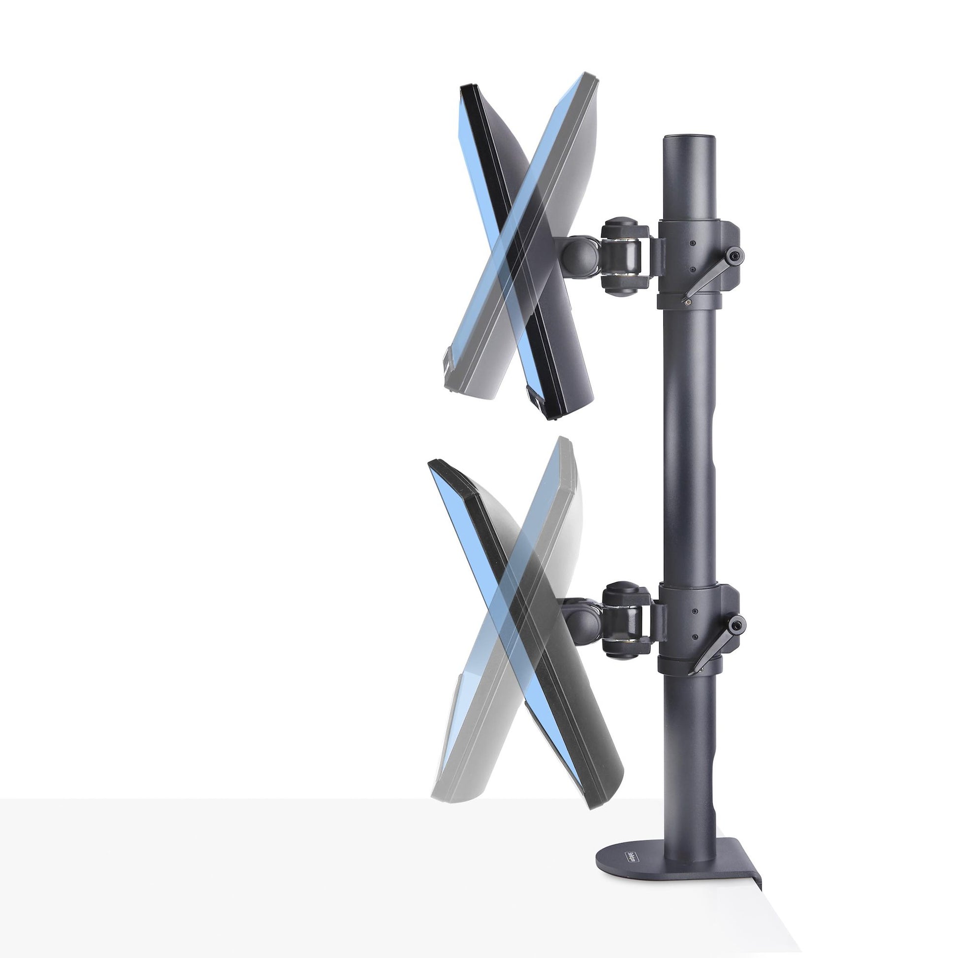 StarTech.com Monitorarm Tischhalterung – Klemme/Durchführung – 2 Monitore – 17–49" – VESA 75×75/100×100 mm